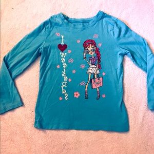 TCP ” I ❤️weekends” LS shirt